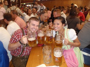 Scott & Dung's Beer steins