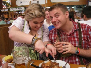 Chicken & Beer at Oktoberfest